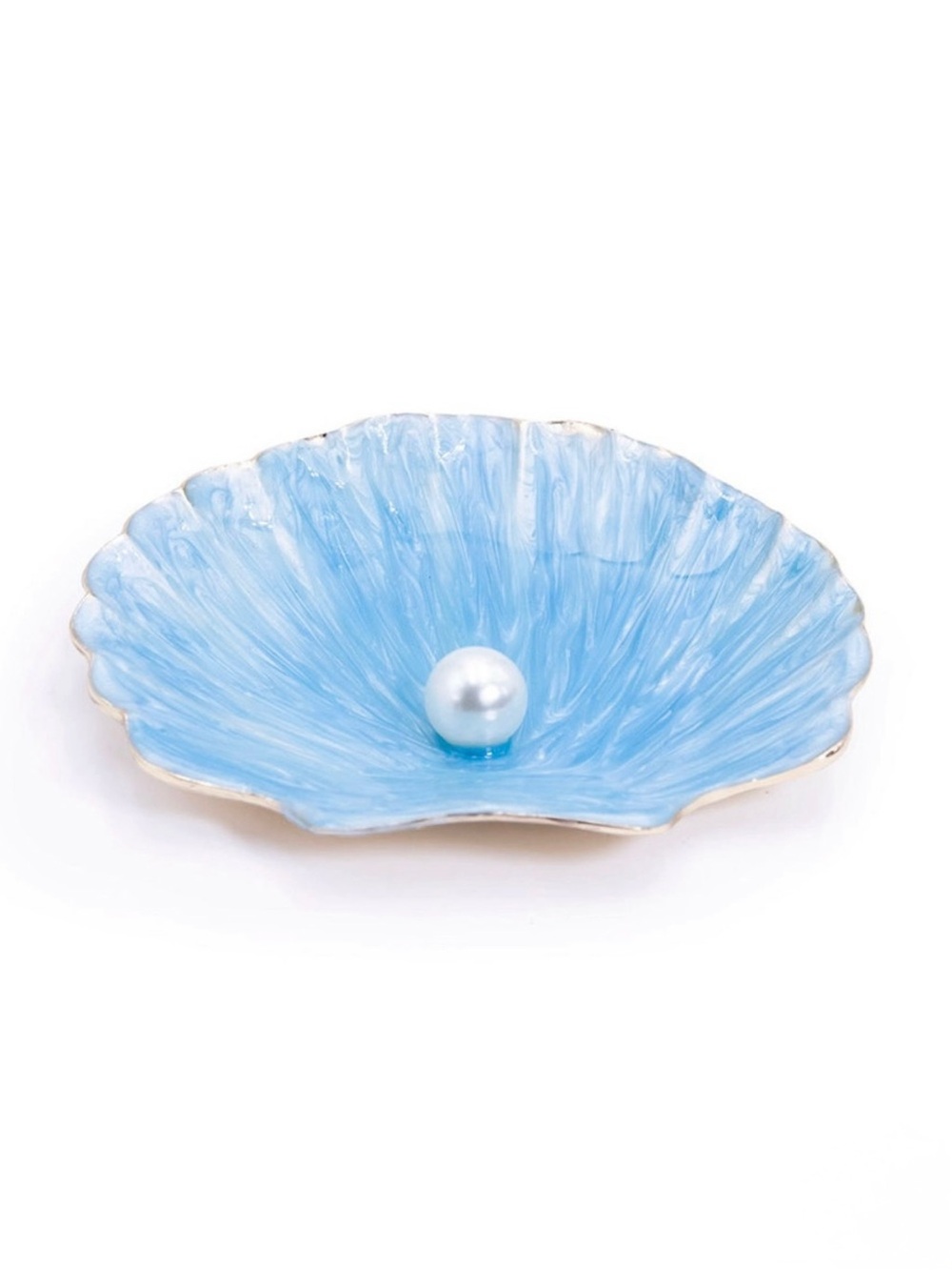 NWT • Blue Seashell Trinket Dish